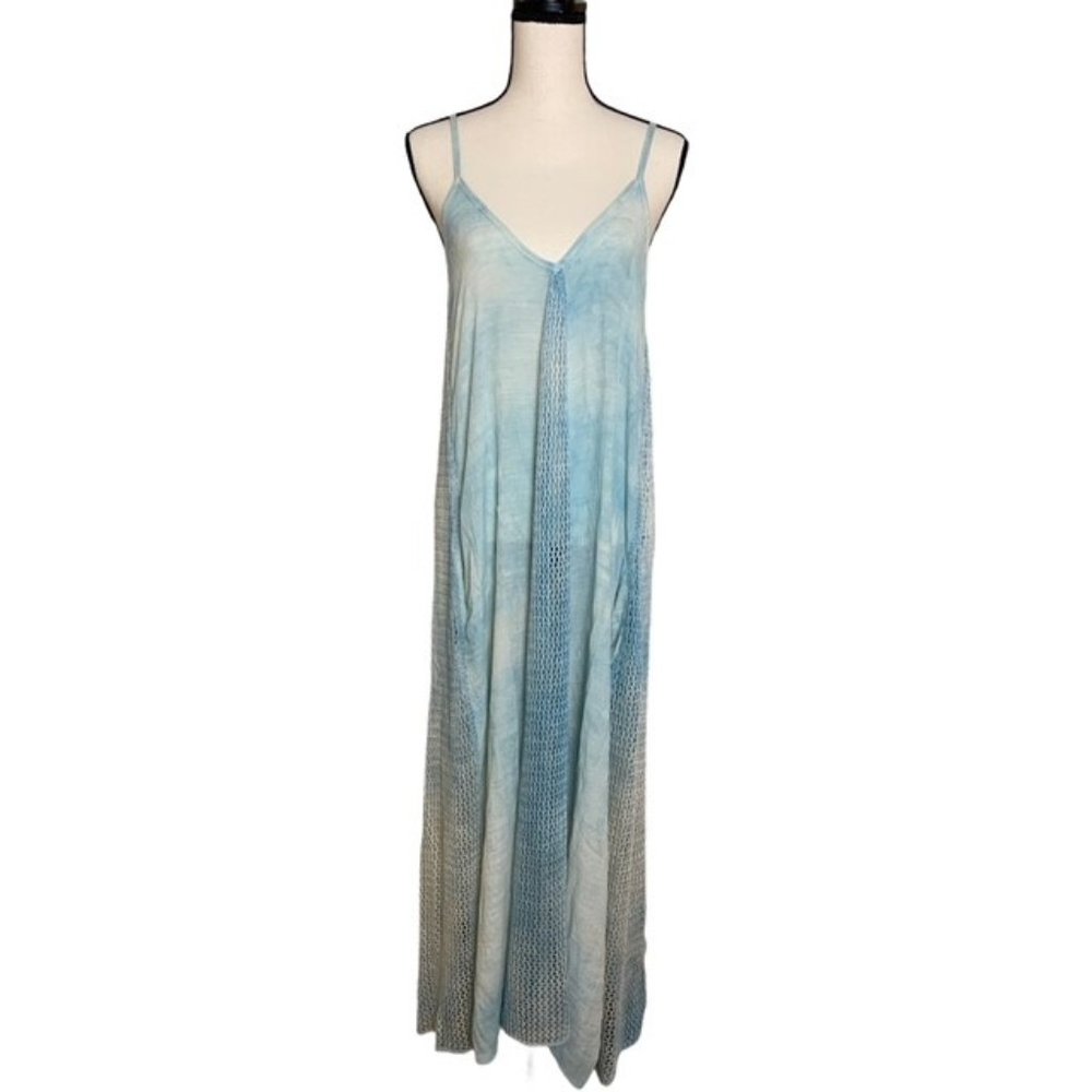 *SOLD* Elan Maxi Cover-up Dress, Size M, Blue